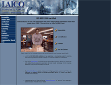 Tablet Screenshot of laicoindustries.com